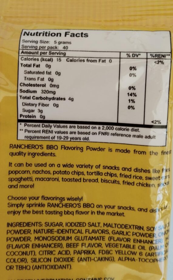Rancheros BBQ Barbecue Powder 200g - Image 3