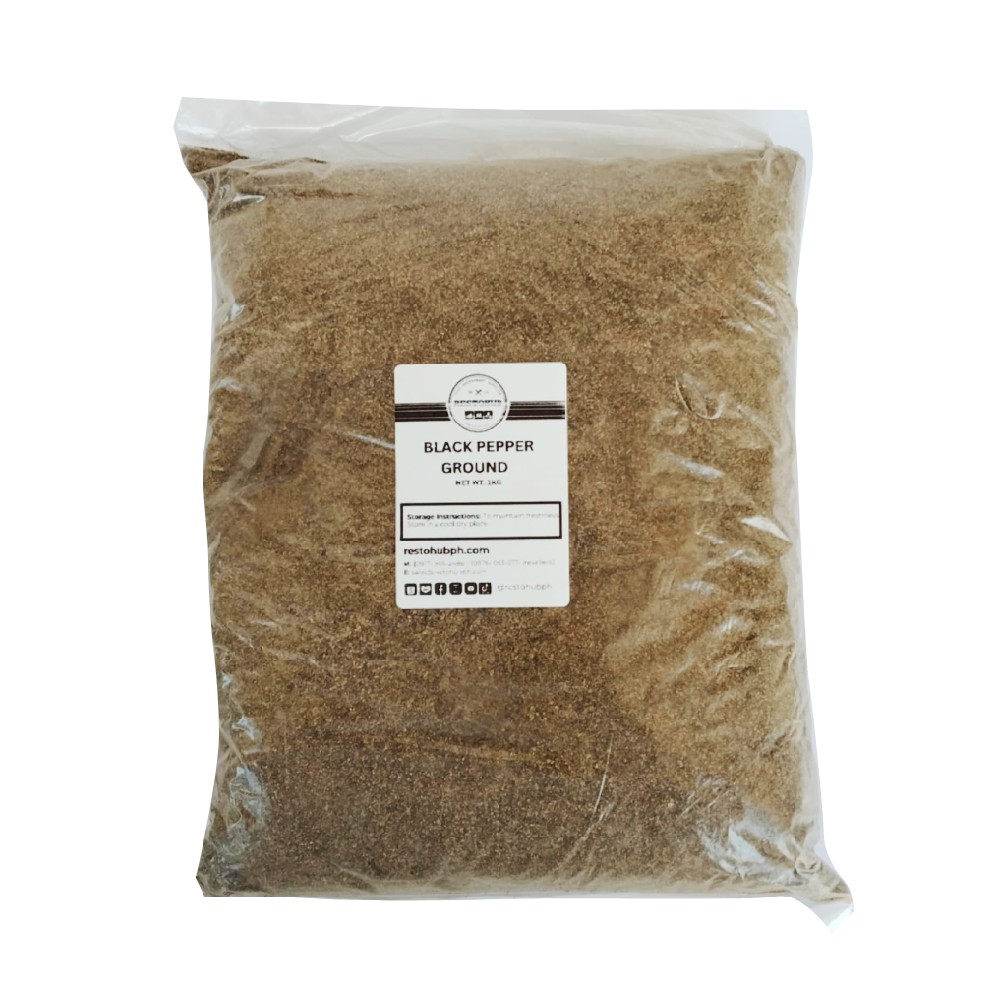 1kg Restohub Pure Black Pepper Ground