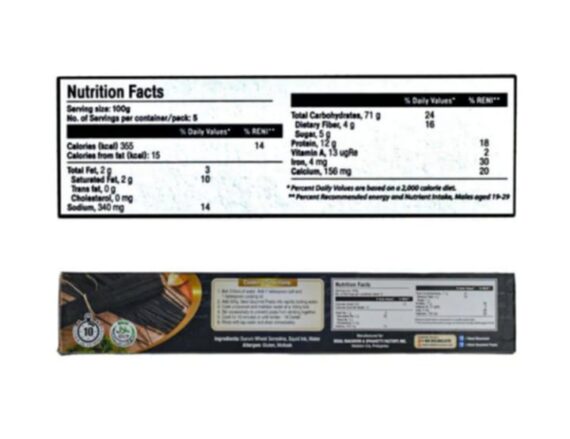 Ideal Gourmet Squid Ink Spaghetti 500g - Image 3