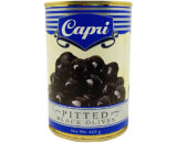 Capri Pitted Black Olives in Can 410G