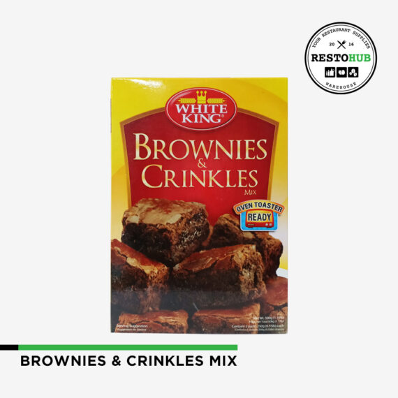 White King Brownies and Crinkles Mix 500G - Image 2