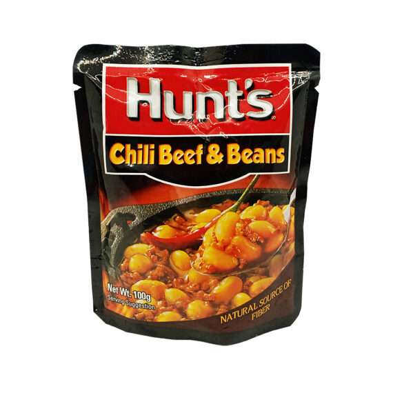 Hunts Chili Beef & Beans 100G