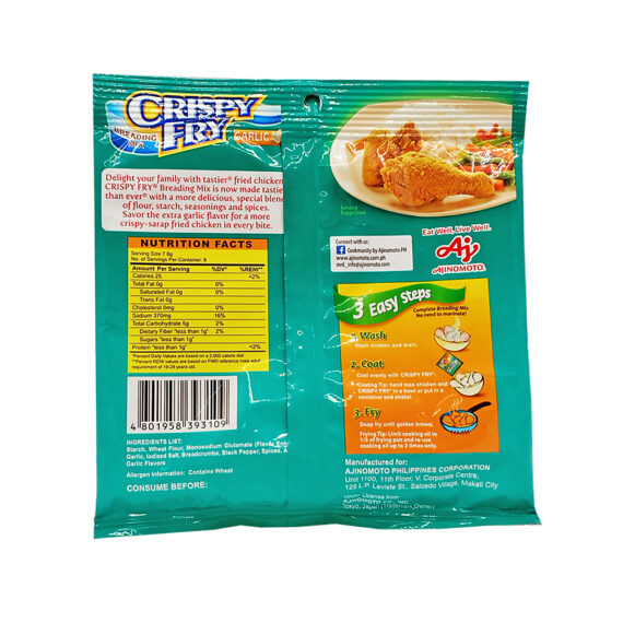 Ajinomoto Crispy Fry Breading Mix Garlic - Image 2