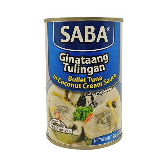 Saba Ginataang Tulingan Bullet Tuna in Coconut Cream Sauce 425G