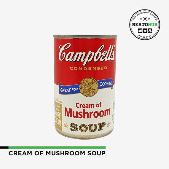Campbells Condensed Soup Cream of Mushroom 290G - Image 2