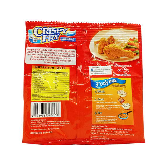 Ajinomoto Crispy Fry Breading Mix Original - Image 2