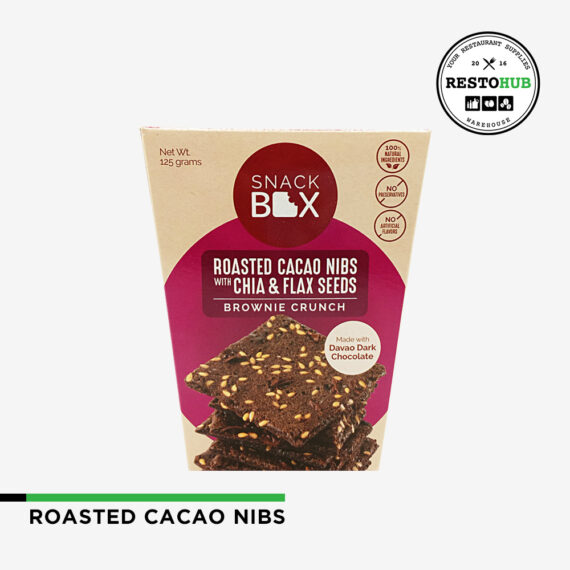 Snack Box Roasted Cacao Nibs Brownie Crunch 125G - Image 3