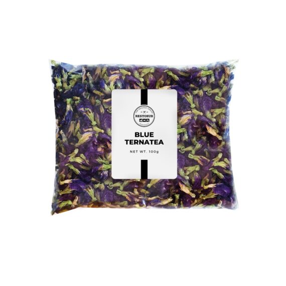 Restohub Dried Blue Ternatea / Organic / Blue Butterfly Pea Tea (100g) / Blue Ternate
