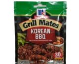McCormick Grill Mates Korean BBQ Bulgogi Marinade Mix 45g